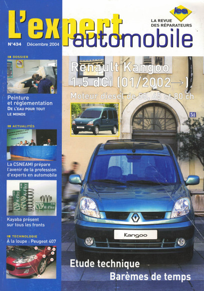 Revue de réparation RENAULT Kangoo 1.5 DCi | LEA434 |