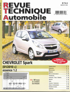 Revue Technique Automobile CHEVROLET Spark Essence 1.2 | RTA B791 |