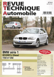 Revue technique Automobile BMW Série 1 Diesel 118d et 120d | RTA B739 |