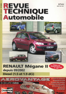 Revue technique Automobile RENAULT Mégane 2 Diesel (1.5 et 1.9 DCi) | RTA 668 |