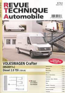 Revue technique Automobile VOLKSWAGEN Crafter 2.0 TDi 136ch | RTA B772 |
