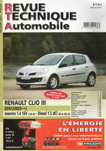 Revue technique Automobile RENAULT Clio 3 Essence et Diesel depuis 09/2005 | RTA B702 |