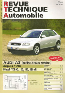 Revue technique Automobile AUDI A3 Diesel TDi | RTA 674 |