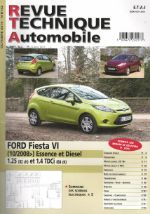 Revue technique Automobile FORD Fiesta 6 Essence 1.25 et 1.4 TDCi depuis 10/2005 | RTA B742 |