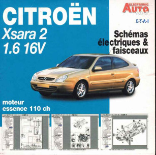 CITROEN Xsara 2 - 1.6 16v Essence 110ch - Schémas électriques (Sur CD-Rom) | CD-Rom N° Xsara |