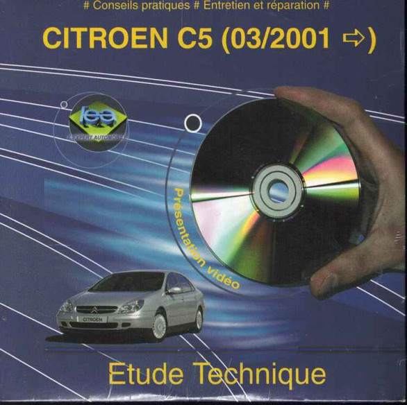 CD-Rom Etude technique - CITROEN C5 DEPUIS 03/2001 | CD-Rom N° C5 |