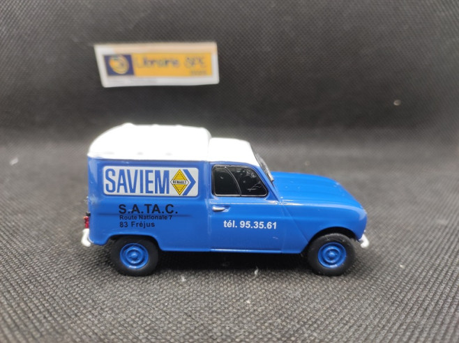 RENAULT R4 FOURGONNETTE 1967 "SAVIEM" - IXO - N° 56 - 1/43 | Renault R4 Fourgonnette de1967 |