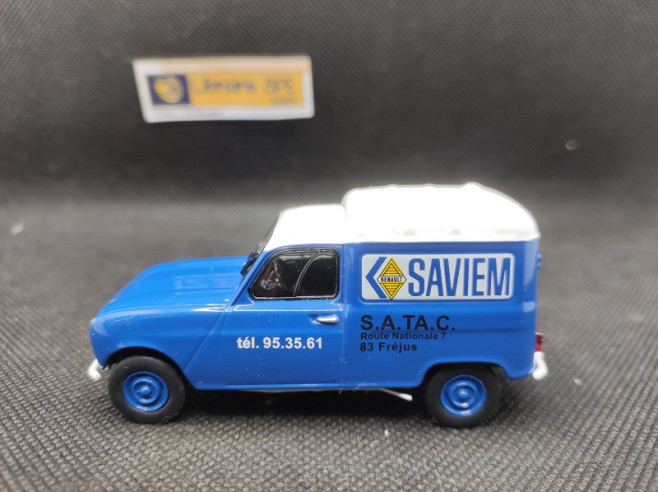 RENAULT R4 FOURGONNETTE 1967 "SAVIEM" - IXO - N° 56 - 1/43 | Renault R4 Fourgonnette de1967 |