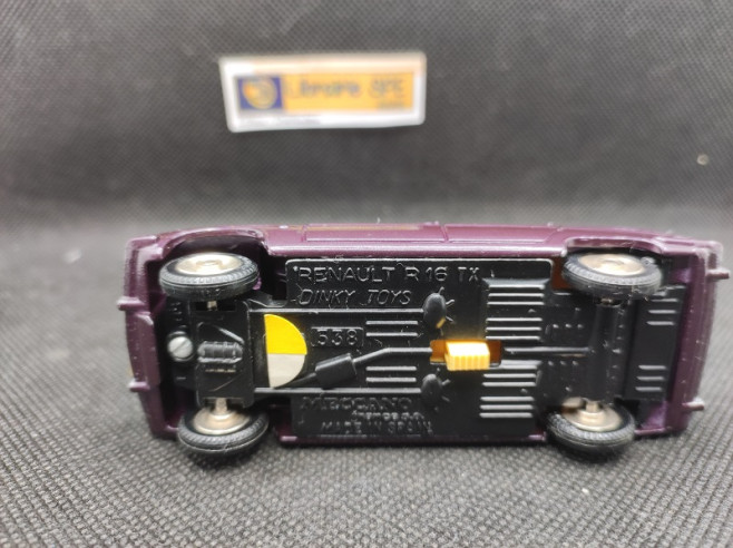 RENAULT 16 TX VIOLET 1975 - DINKY TOYS SPAIN - N° 538 - 1/43 | Renault 16 TX violet de 1975 - 538 |