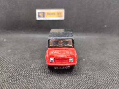 CITROEN MEHARI ROUGE - NOREV PLASTIQUE - N° 137 - 1/43 | Citroën Méhari  Rouge - 137 | 2