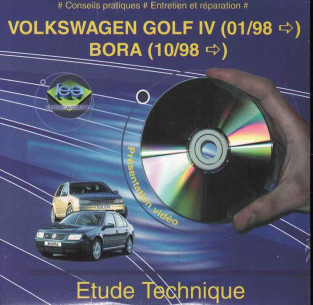 ETUDE TECHNIQUE VOLKSWAGEN golf 4 Depuis 01/1998 (Sur Cd-Rom) | CD-Rom N° LEA GOLF |