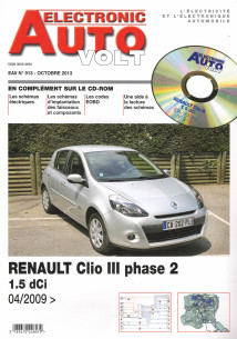 AUTO-VOLT RENAULT Clio 3 Phase 2 1.5 DCi Depuis 04/2009 (CD-Rom inclus) | EAV N°913 |