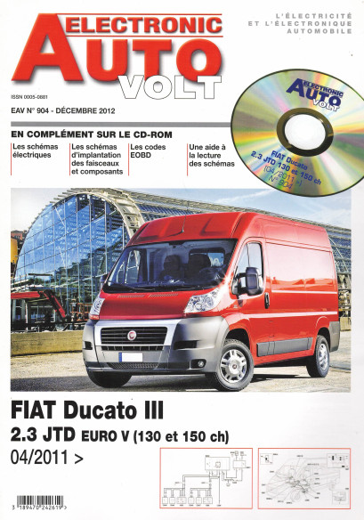 AUTO-VOLT FIAT Ducato 3 - 2.3 JTD Euro 5 Depuis 04/2011 (CD-Rom inclus) | EAV N°904 |