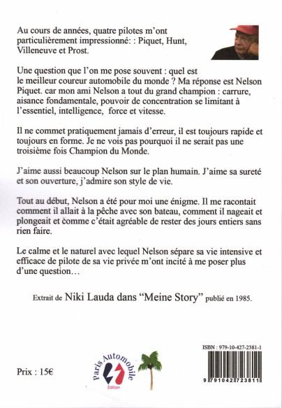 Nelson Piquet - Un pilote non conformiste De Michel Delannoy | 9791042723811 |