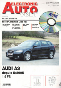 AUTO-VOLT AUDI A3 1.6 FSi Depuis 05/2005 | EAV N°851 |