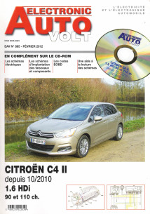 AUTO-VOLT CITROEN C4 2 1.6 HDi Depuis 2010 (CD-Rom Schéma-EOBD) | EAV N°895 |