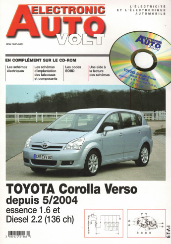 AUTO-VOLT TOYOTA Corolla Verso Essence et Diesel Depuis 2004 | EAV N°842 |