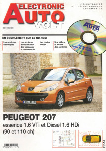 AUTO-VOLT PEUGEOT 207 Essence et Diesel (CD-Rom Schéma-EOBD) | EAV N°847 |