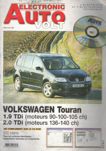 AUTO-VOLT VOLKSWAGEN Touran 1.9 et 2.0 TDi (CD-Rom Schéma électriques)) | EAV N°831 |