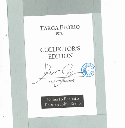 TARGA FLORIO 1976 - Collector's edition - Libro FOTOGRAFICO De Barbato Roberto | TARGA FLORIO 1976 |