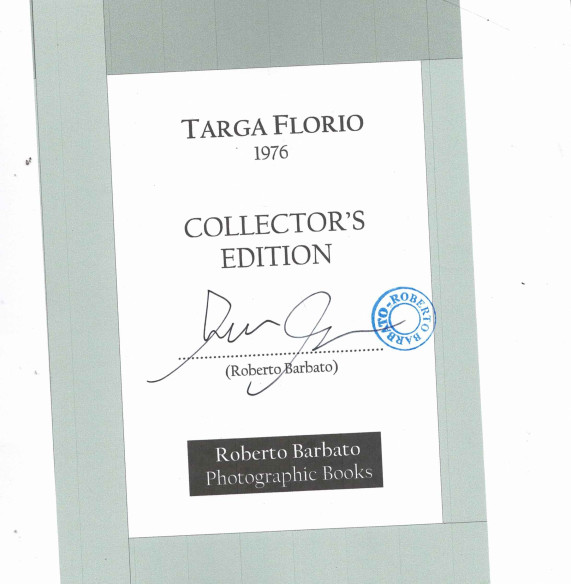TARGA FLORIO 1976 - Collector's edition - Libro FOTOGRAFICO De Barbato Roberto | TARGA FLORIO 1976 |