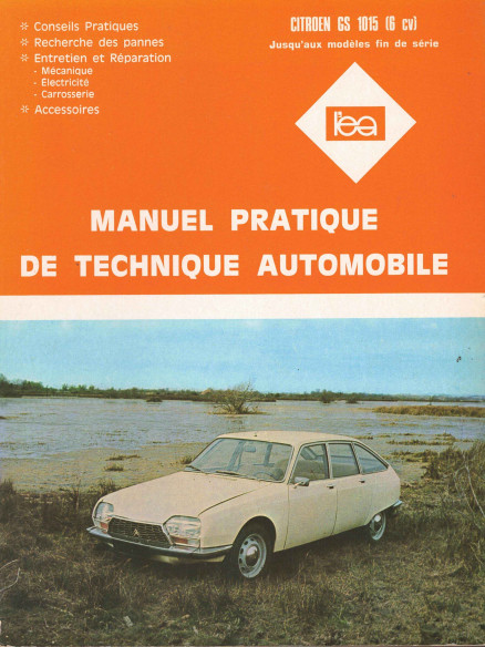 Revue Technique Citroen GS 1015 6cv | RTA GS 1015 |