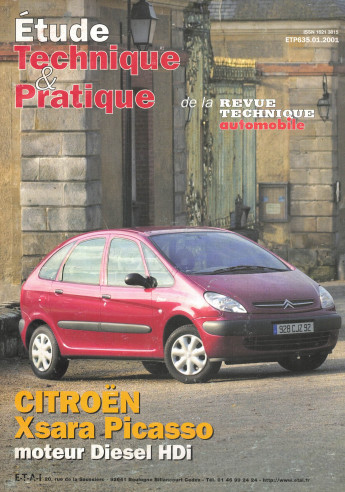 Etude Technique CITROEN Xsara Picasso Diesel HDi 90ch | ETP N°635 |