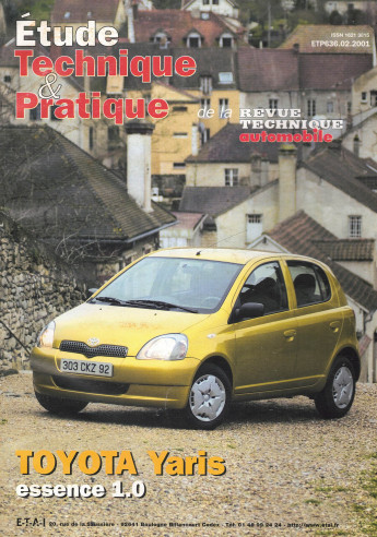 Etude Technique TOYOTA Yaris Essence 1.0 | ETP N°636 |