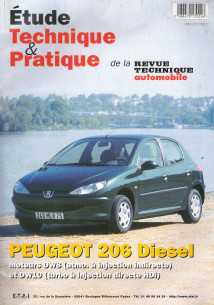 Etude Technique PEUGEOT 206 Diesel DW8 et DW10 | ETP N°206DIE |