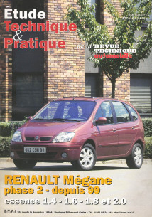 Etude Technique RENAULT Mégane Phase 2 16s Depuis 03/1999 | ETP N°642 |