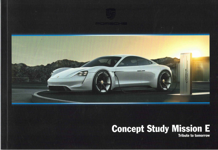 Catalogue PORSCHE CONCEPT Study Mission E (09/2015) Anglais | PORS61 - Ref: WSLS 160 100 052 0 EN/WW |