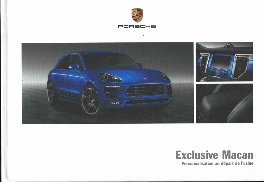 Catalogue PORSCHE Macan S et Turbo (11/2013) Français | PORS66 - Ref: WSL91501000230 FR/WW |