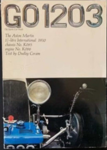 GO1203: The Aston Martin Chassis No. K085 | GO1203 |