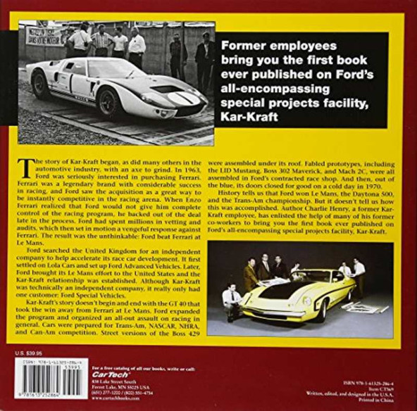 Kar-Kraft - Race Cars, Prototypes and Muscle Cars | 9781613252864 |