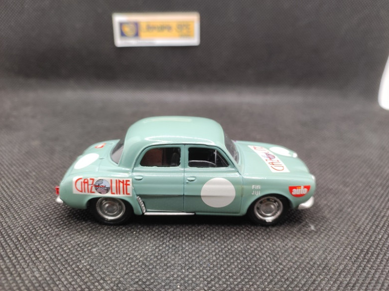RENAULT DAUPHINE GORDINI "GAZOLINE" - SOLIDO - N° 737 - 1/43 | Renault Dauphine Gordini Gazoline - 737 |