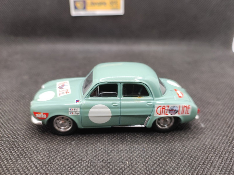 RENAULT DAUPHINE GORDINI "GAZOLINE" - SOLIDO - N° 737 - 1/43 | Renault Dauphine Gordini Gazoline - 737 |