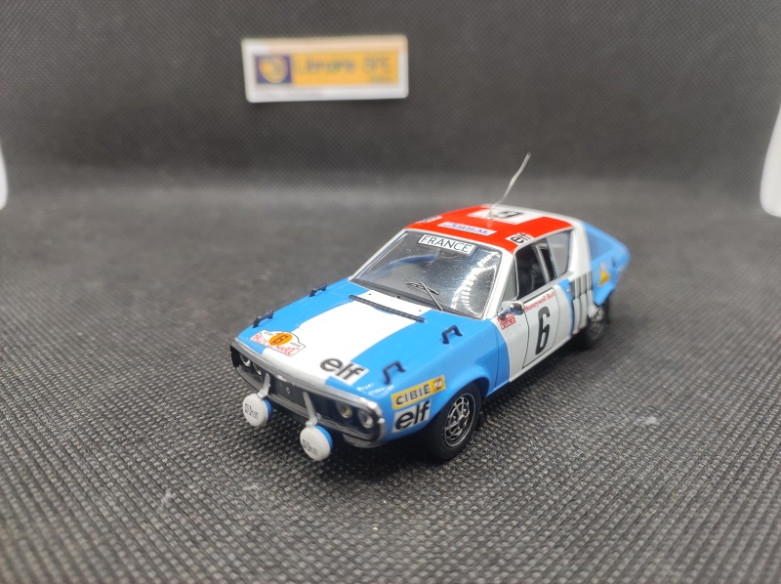 RENAULT R17 GORDINI "Jean Luc Therrier" 1974 - IXO - N° 135 - 1/43 | Renault R17 Gordini Jean Luc Therrier 1974 - 135 |