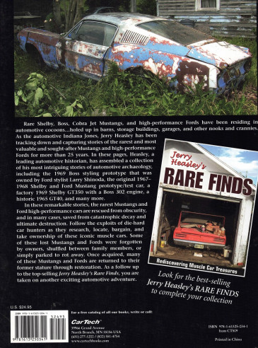 Jerry Heasley's Rare Finds - Mustangs & Fords de Jerry Heasley | 9781613250341 |