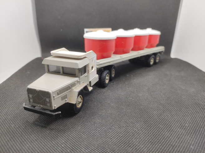 CAMION UNIC SAHARA REMORQUE TITANT CIMENT - SOLIDO - N° 301 - 1/43 | Unic Sahara semi remorque Titant ciment - |