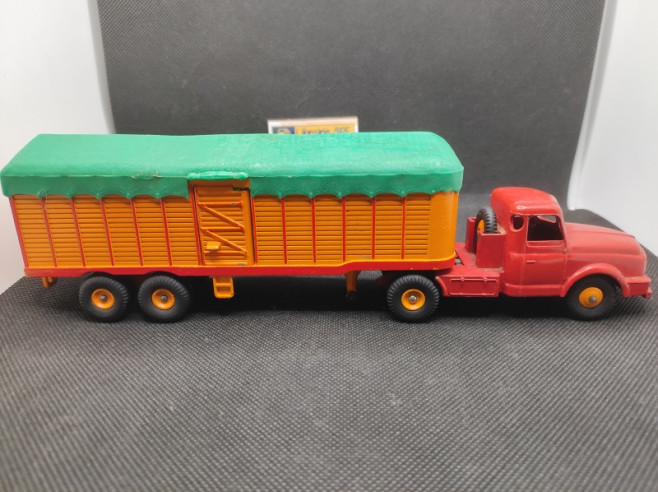 TRACTEUR WILLEME SEMI REMORQUE BACHEE - DINKY TOYS SUPERTOYS - N° 36B - 1/43 | Tracteur Willeme Semi Remorque Bachèe - 36B |