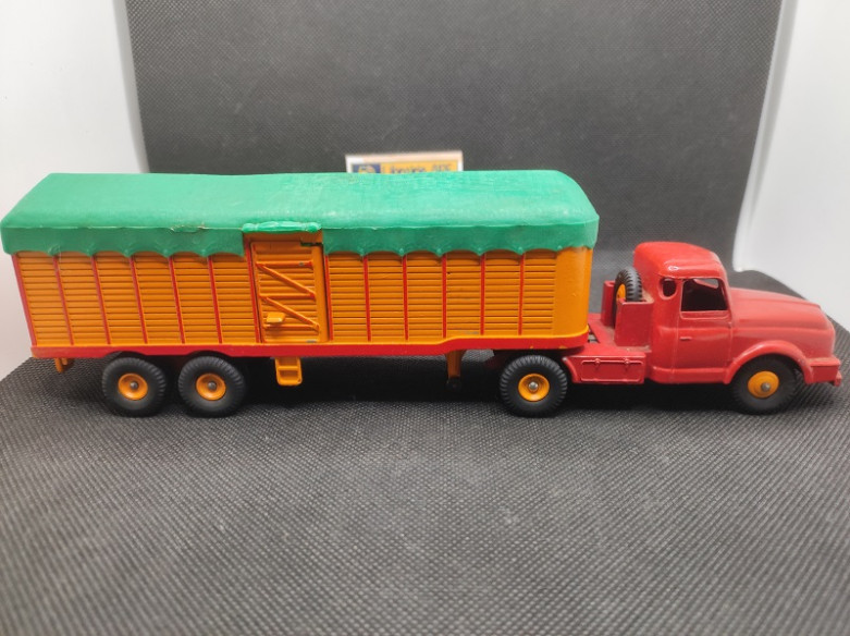 TRACTEUR WILLEME SEMI REMORQUE BACHEE - DINKY TOYS SUPERTOYS - N° 36B - 1/43 | Tracteur Willeme Semi Remorque Bachèe - 36B |