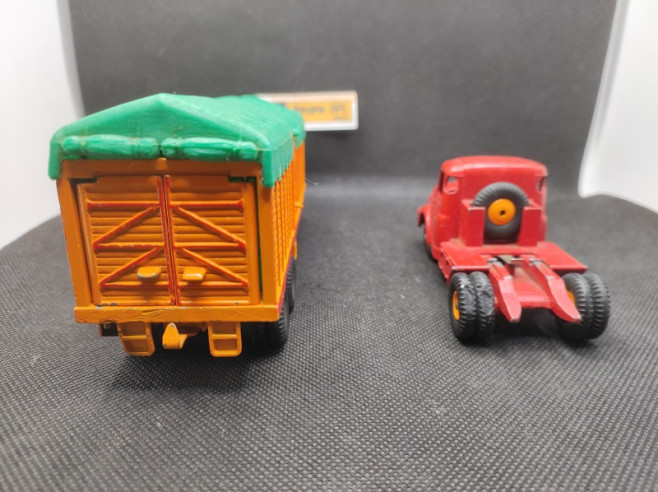 TRACTEUR WILLEME SEMI REMORQUE BACHEE - DINKY TOYS SUPERTOYS - N° 36B - 1/43 | Tracteur Willeme Semi Remorque Bachèe - 36B |
