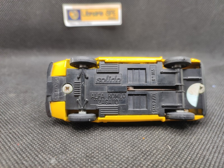 ALFA ROMEO ZAGATO JAUNE - SOLIDO - N° 183 - 1/43 | Alfa Romeo Zagato Jaune - 183 |