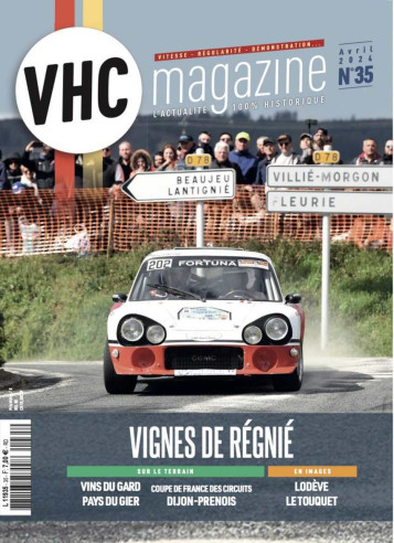 VHC Magazine N°35 Avril 2024 Dossier: Coupe de France des circuits DIJON | VHC Magazine N°35 |