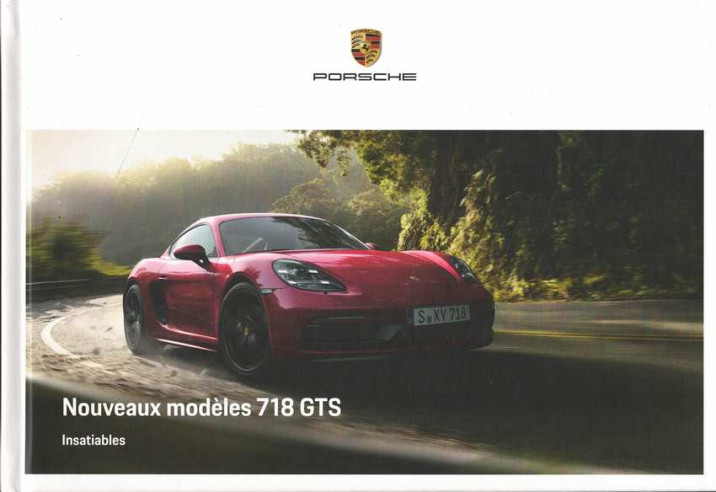 Catalogue PORSCHE 718 GTS (09/2020) Français | PORS244 - Ref: WSLN 180 100 033 0 FR/WW |