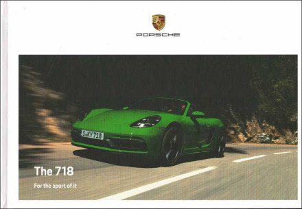 Catalogue PORSCHE 718 BOXSTER et CAYMAN (09/2020) Anglais | PORS251 - Ref: WSLN 210 100 362 0 EN/WW |