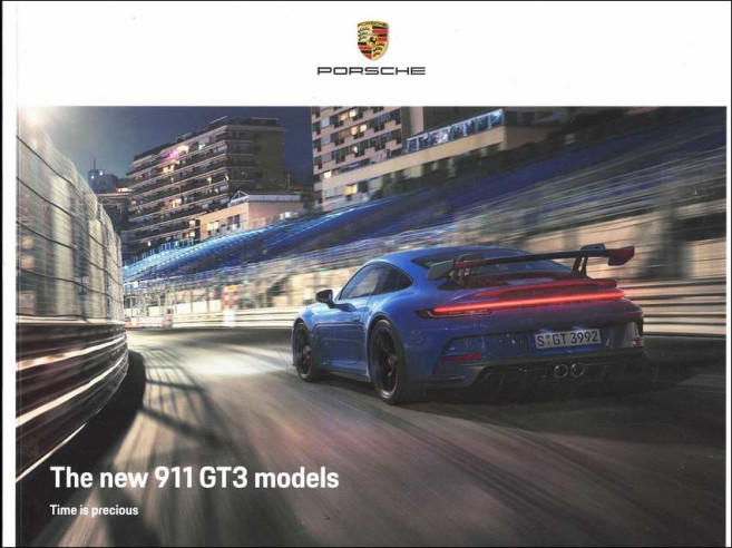 Catalogue PORSCHE 911-992 GT3 (05/2021) Anglais | PORS253 - Ref: WSLG 220 100 032 0 EN/WW |