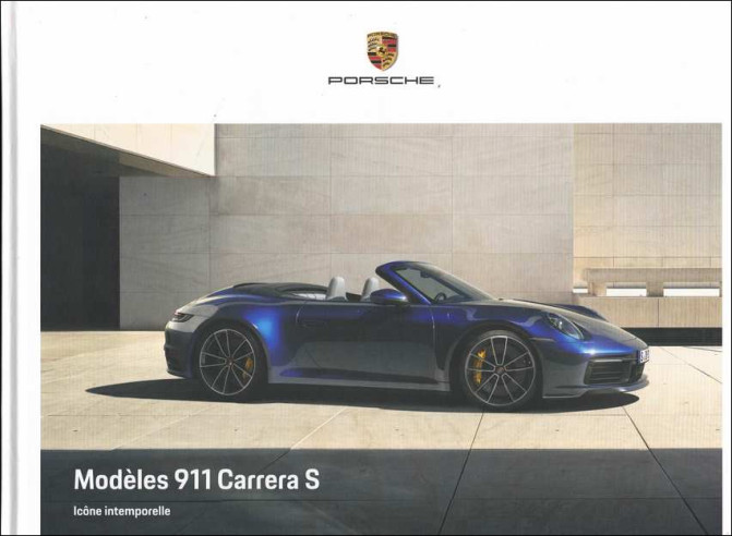 Catalogue PORSCHE 911 CARRERA S et 4S (01/2019) Français | PORS254 - Ref: WSLC 200 100 043 0 FR/WW |