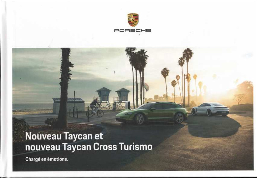 Catalogue PORSCHE TAYCAN et TAYCAN CROSS TURISMO (03/2021) Français | PORS255 - Ref: WSLT 210 100 363 0 FR/WW |