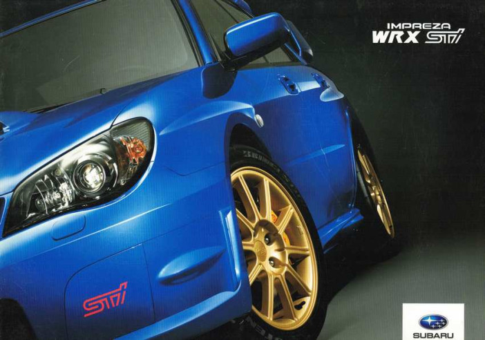 Brochure SUBARU IMPREZA WRX STi Français | SUB13 - Ref: F/07/05/4 |